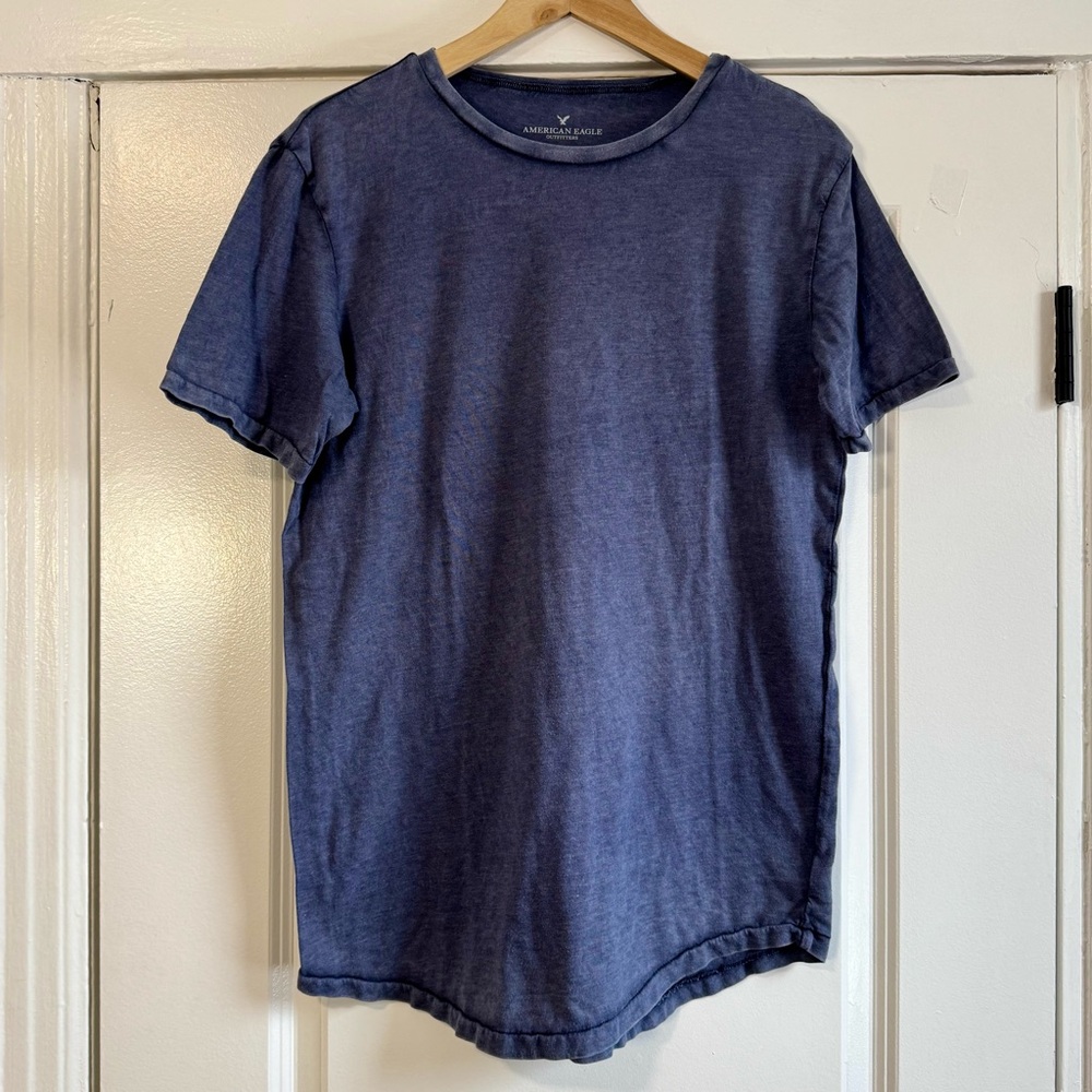 American Eagle Outfitters Indigo Short Sleeve Tee